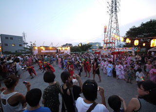 中村町内会　みこし祭り＆盆踊り大会　2013